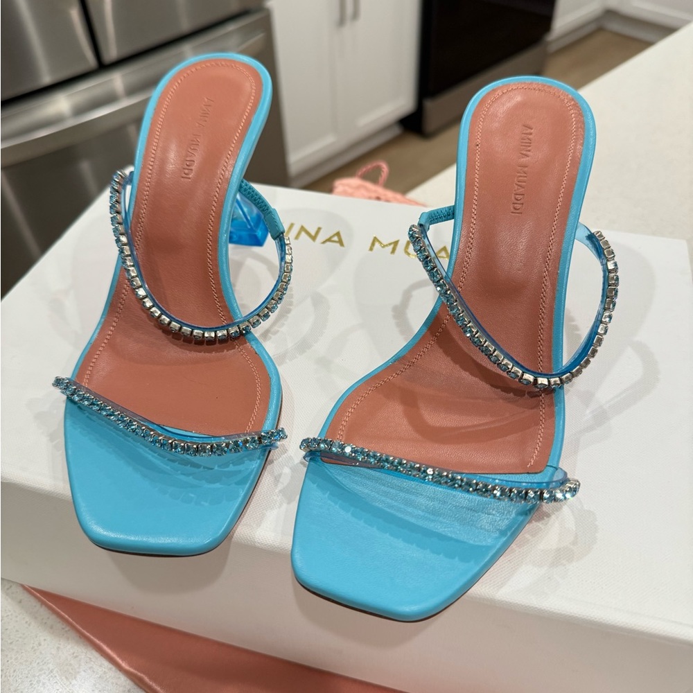 Amina Muaddi sandals